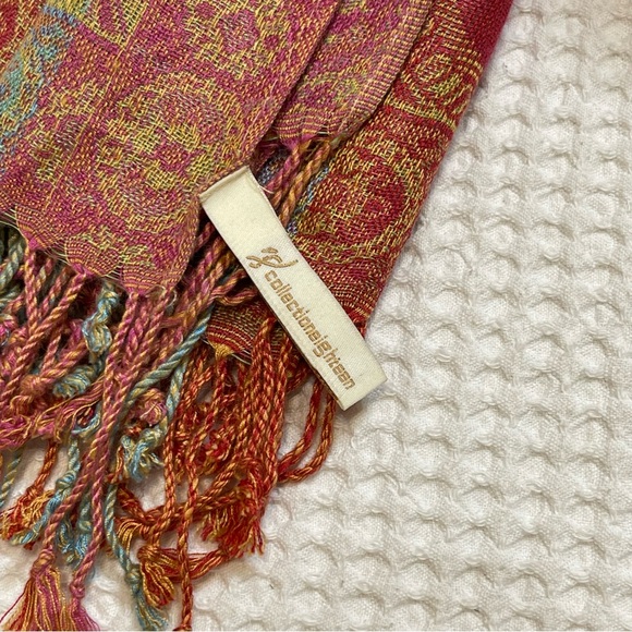 Collection Eighteen Paisley Shawl Scarf - Picture 8 of 11